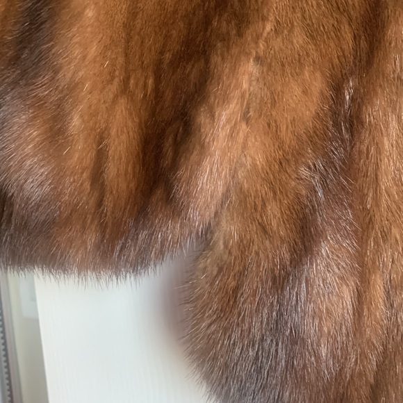 Vintage Genuine Fur Brown Stole - Picture 5 of 10